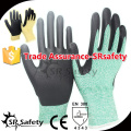 Calibre 13 Couper le niveau 5 gants revêtus à base d&#39;eau à base d&#39;eau gants de sécurité